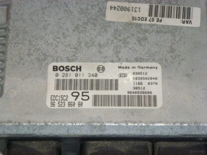 ECU Bosch EDC15C2 jungfräulich 9652386080 0281011340