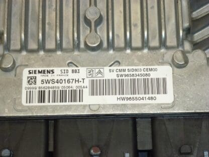 Steuergerät Siemens SID 803 5WS40167H-T 9655041480 1940ZR