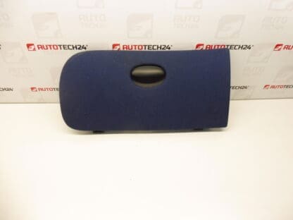 Handschuhfachabdeckung aus blauem Stoff Peugeot 206 96415289US 8214SK
